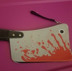 Bloody Cleaver Costume Clutch Purse